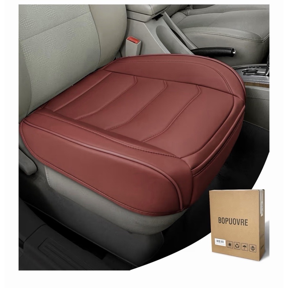 Car Seat Cover for Luxury & Comfort - PU Leather, Anti-Slip, Full Wrap...